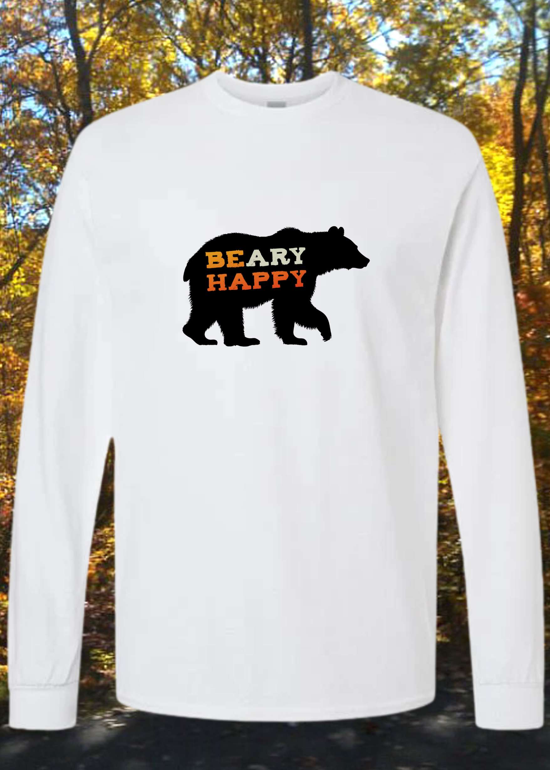 BEary HAPPY Long Sleeve - Smoky Mountain Vibes