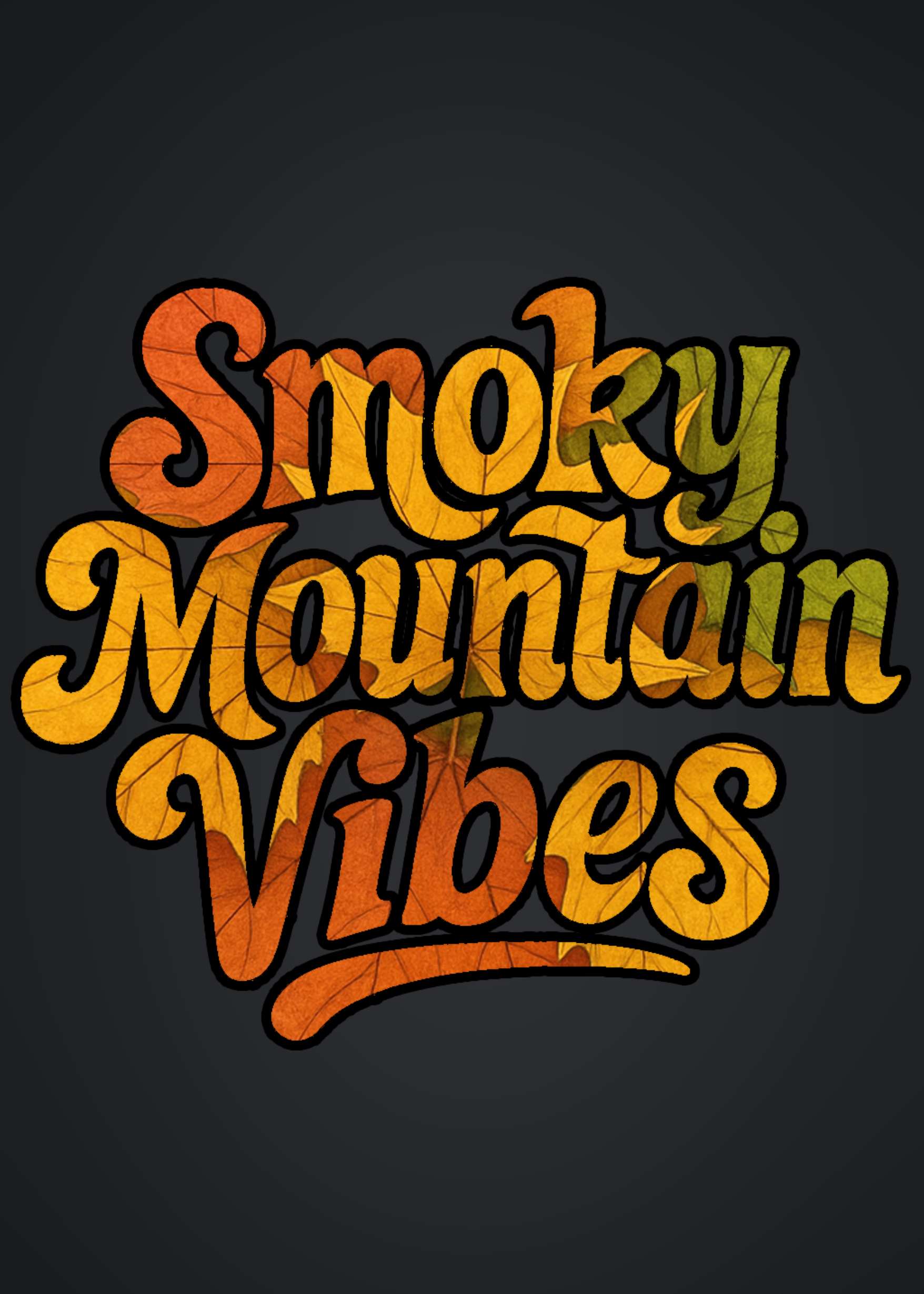 Fall Leaves in the Smokies Mountains long sleeve - Smoky Mountain Vibes