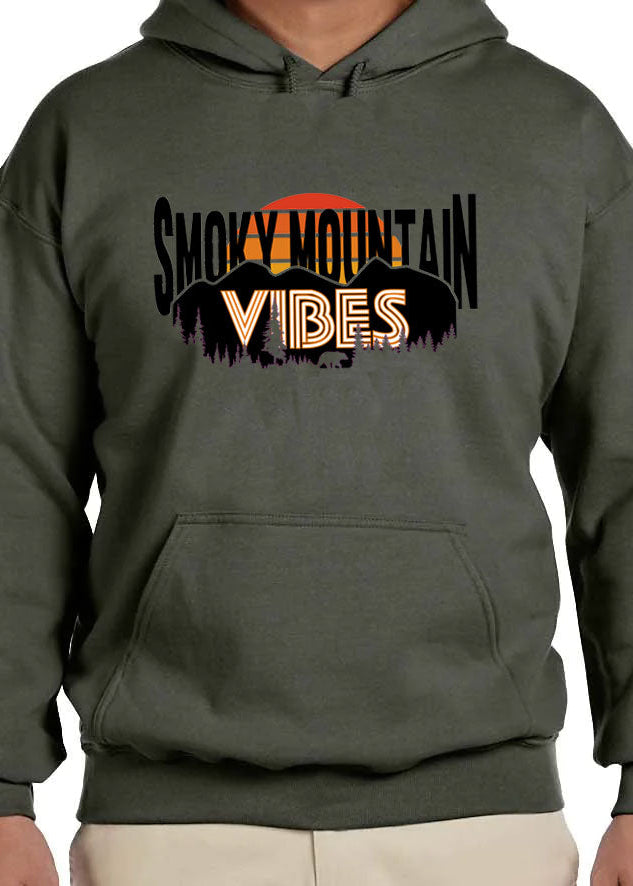 Smoky Mountain Vibes Gildan G185 Adult Heavy Blend Hoodie