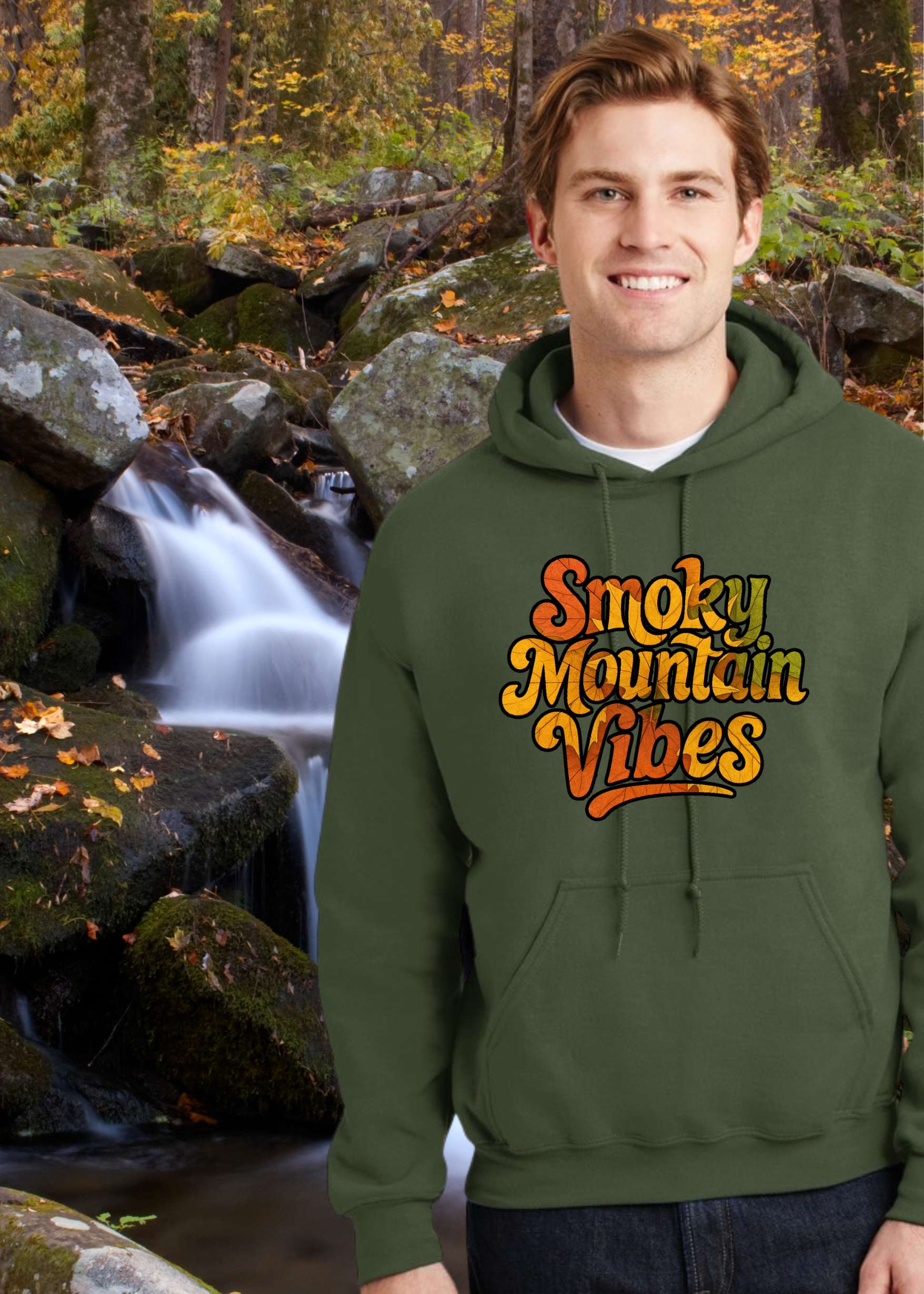 Fall Leaves in the Smokies Hoodie - Smoky Mountain Vibes