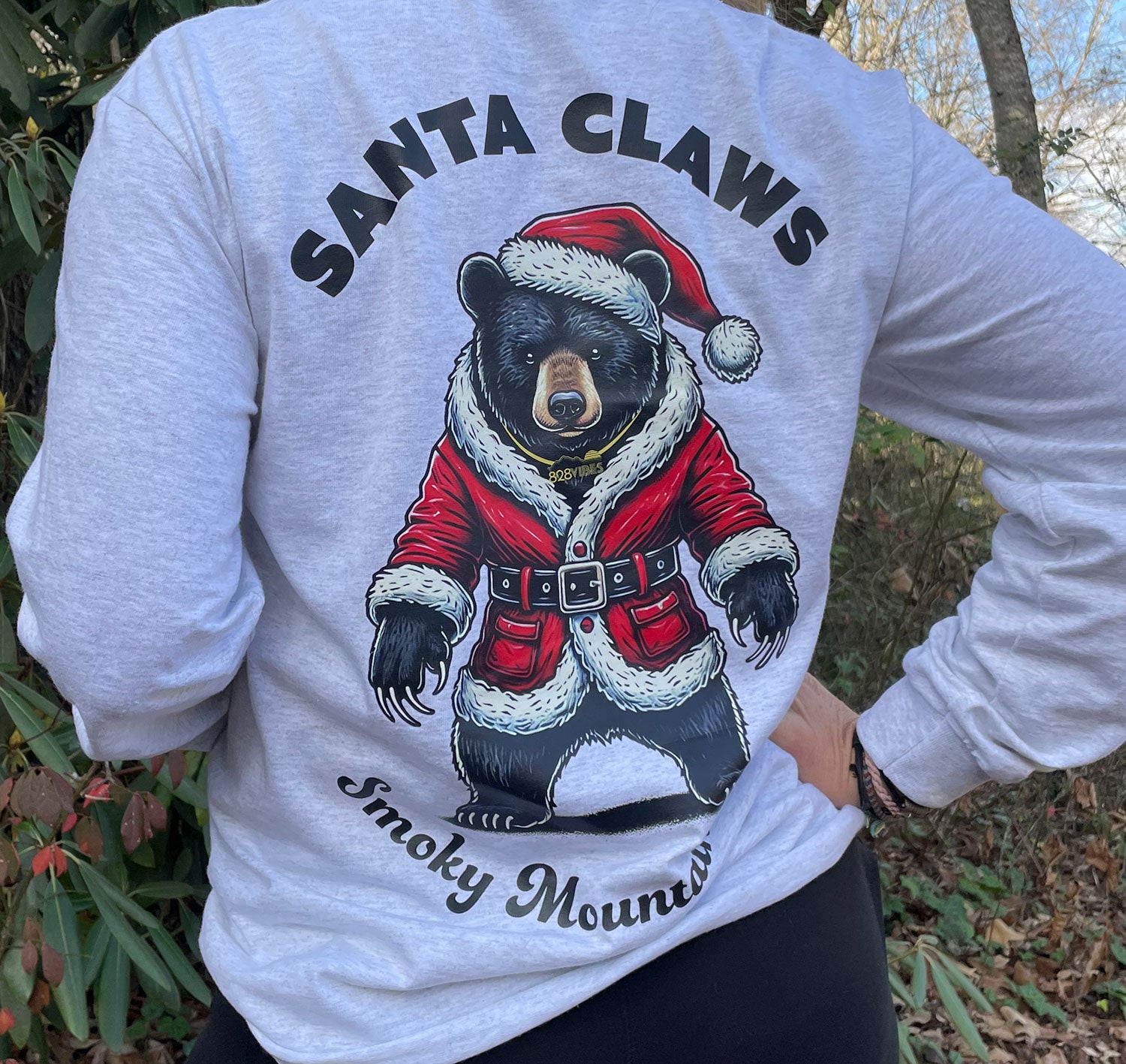 Santa Claws - Smoky Mountain Vibes Long Sleeve T-shirt