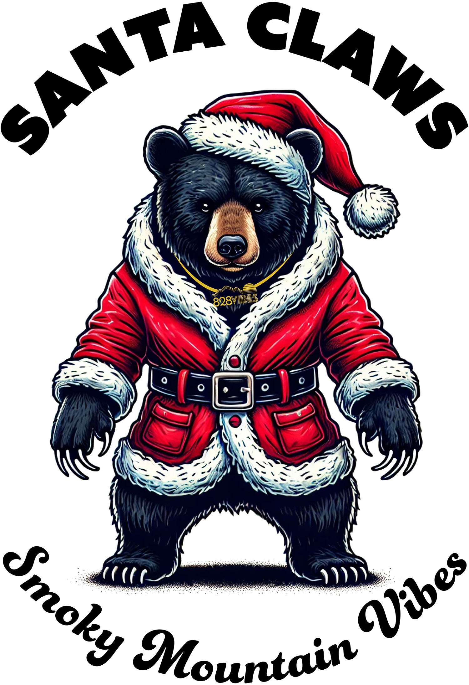 Santa Claws - Smoky Mountain Vibes Long Sleeve T-shirt