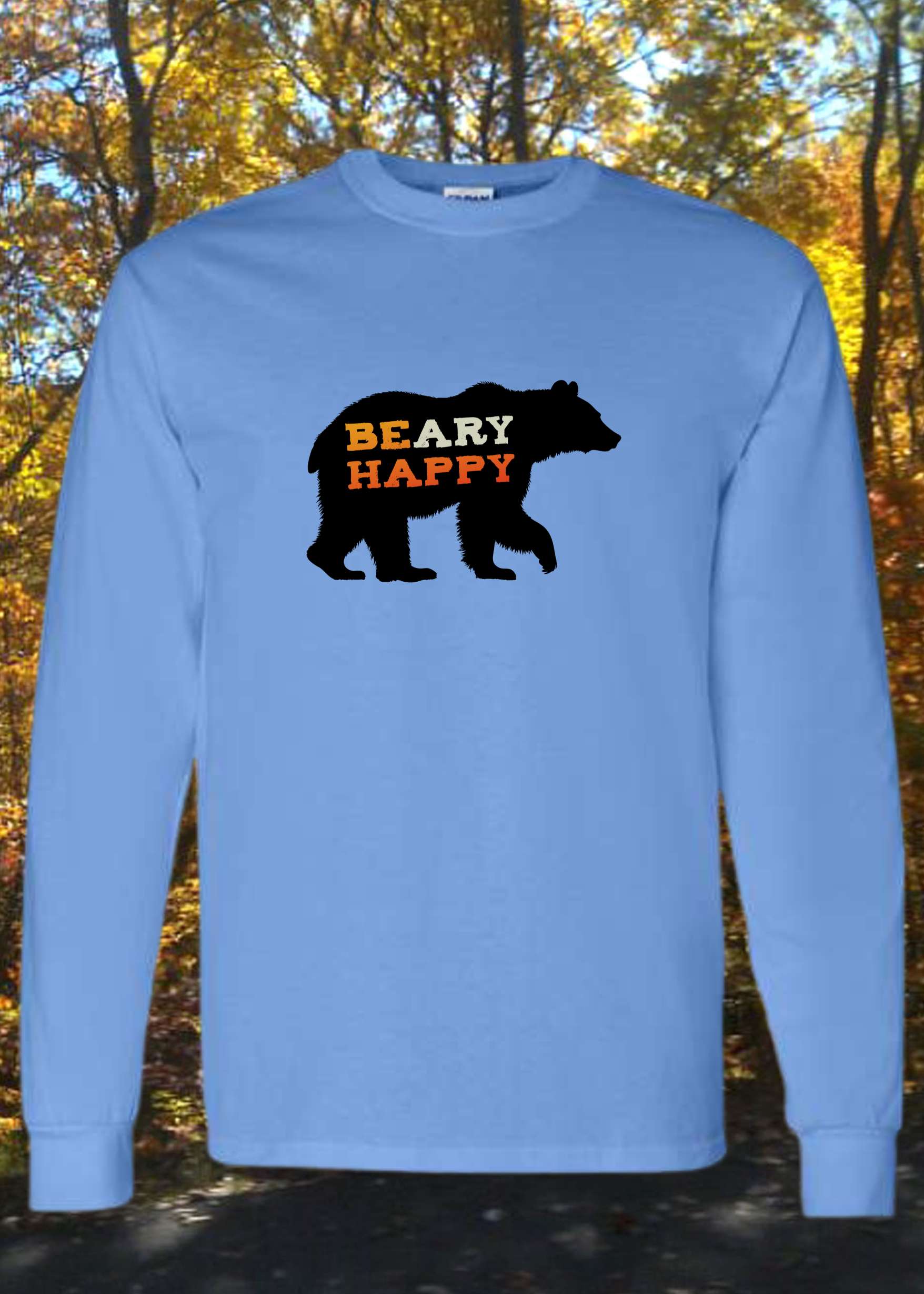 BEary HAPPY Long Sleeve - Smoky Mountain Vibes