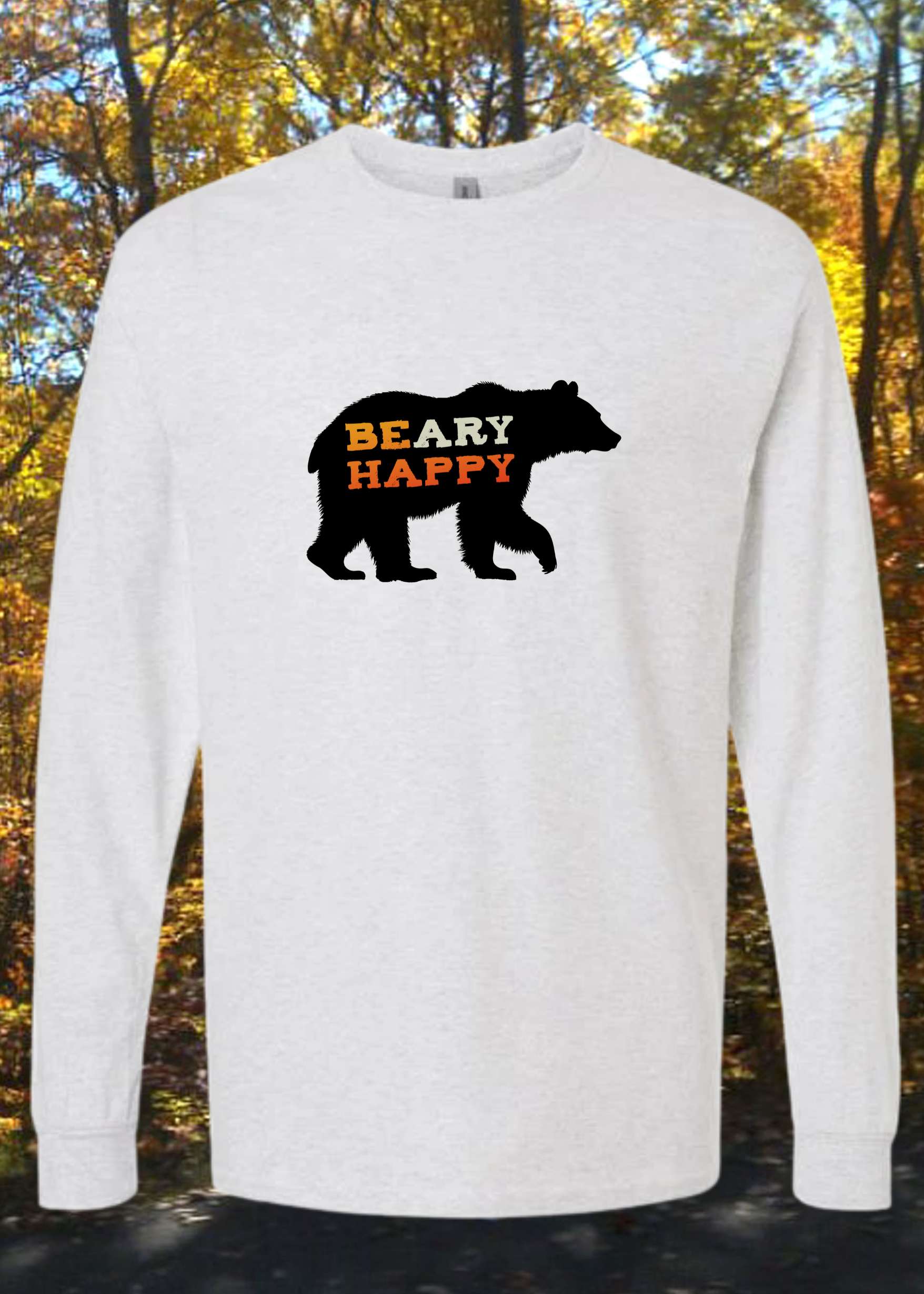 BEary HAPPY Long Sleeve - Smoky Mountain Vibes