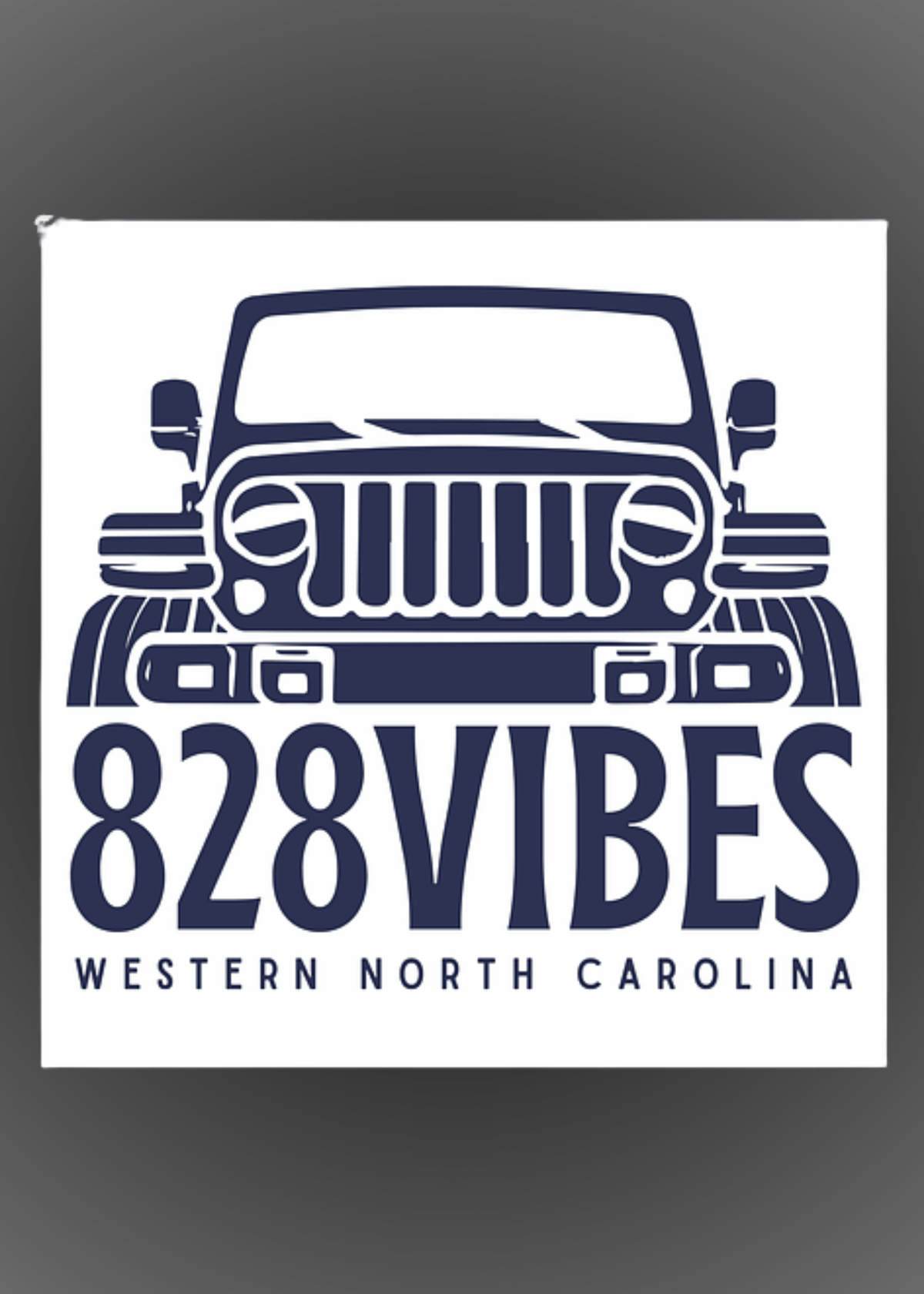 Jeep Wrangler 828Vibes 3" Square Sticker