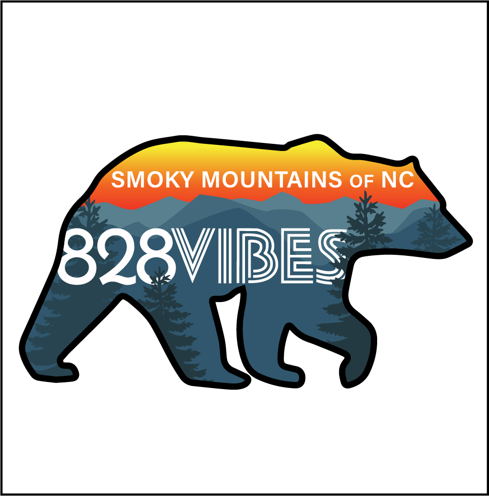 828 Vibes Black Bear Hoodie - Gildan G185 Adult Heavy Blend
