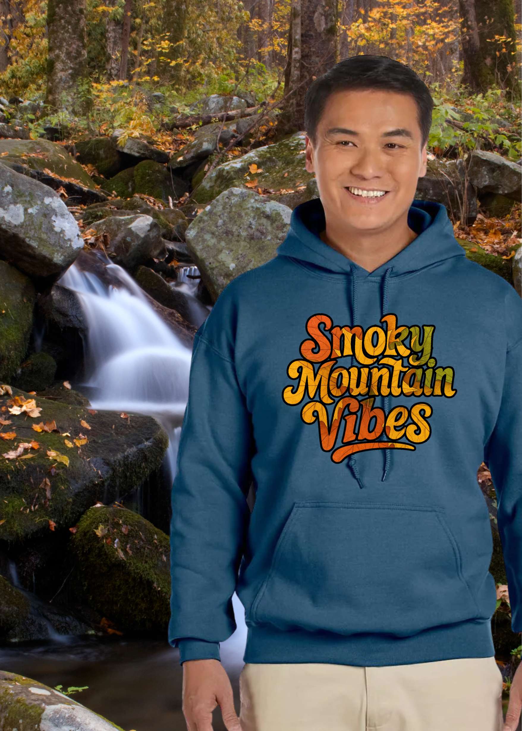 Fall Leaves in the Smokies Hoodie - Smoky Mountain Vibes