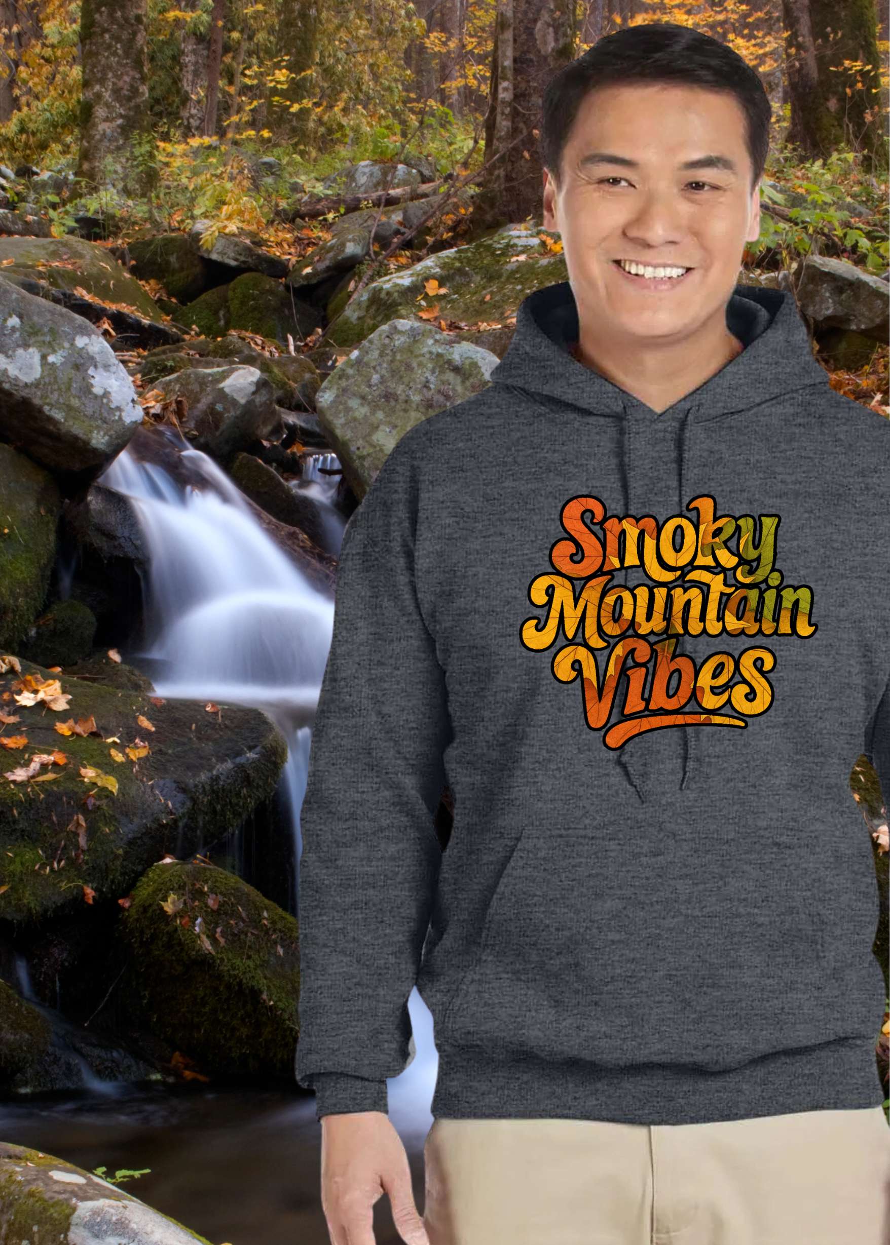 Fall Leaves in the Smokies Hoodie - Smoky Mountain Vibes