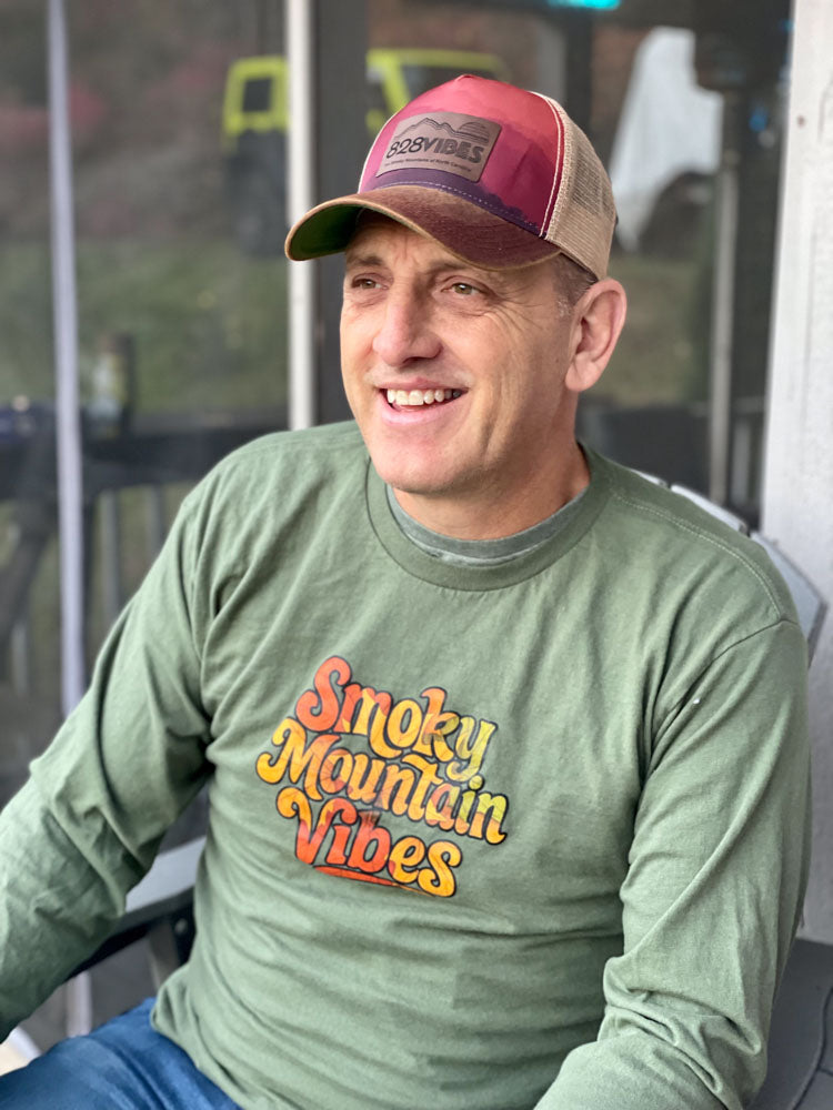 Fall Leaves in the Smokies Mountains long sleeve - Smoky Mountain Vibes